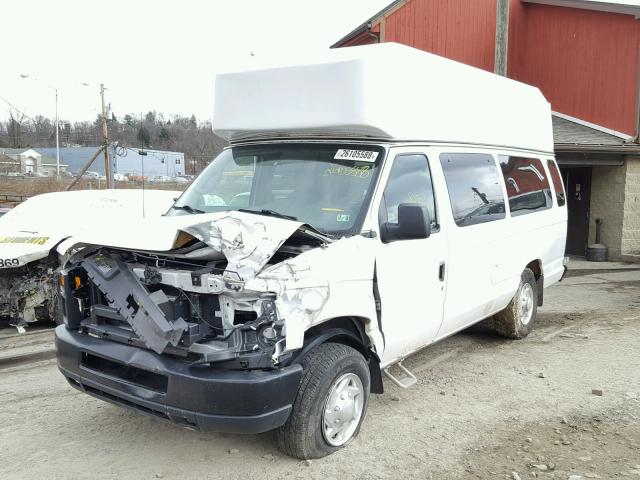 1FTSS3EL4CDA20739 - 2012 FORD ECONOLINE WHITE photo 2