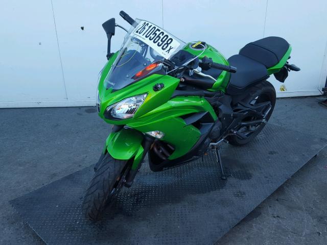 JKAEXEE1XFDA19881 - 2015 KAWASAKI EX650 E GREEN photo 2