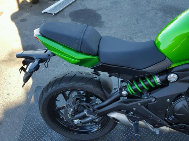 JKAEXEE1XFDA19881 - 2015 KAWASAKI EX650 E GREEN photo 6