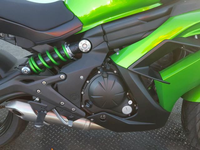 JKAEXEE1XFDA19881 - 2015 KAWASAKI EX650 E GREEN photo 7