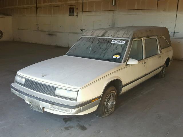 1G4HP54C9KH431078 - 1989 BUICK LESABRE CU WHITE photo 2