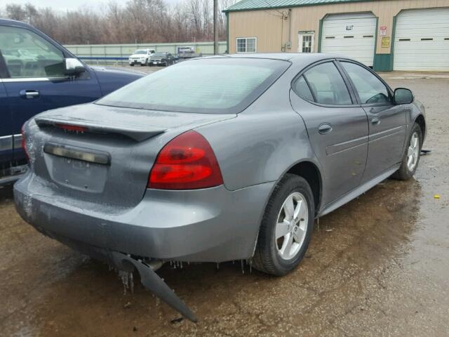 2G2WP552981155101 - 2008 PONTIAC GRAND PRIX GRAY photo 4