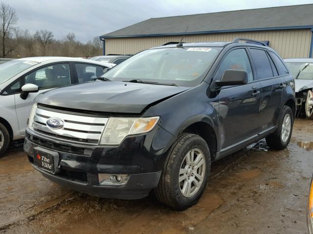 2FMDK48C77BA46351 - 2007 FORD EDGE SEL BLACK photo 2