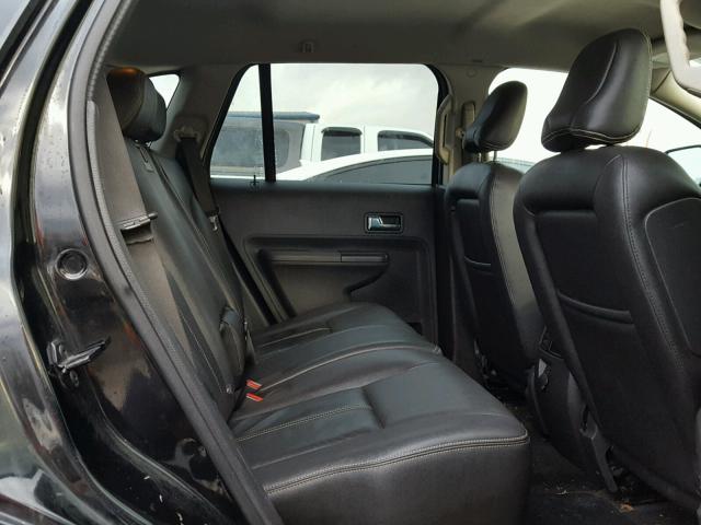 2FMDK48C77BA46351 - 2007 FORD EDGE SEL BLACK photo 6