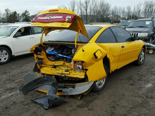 1G1JF12F937218582 - 2003 CHEVROLET CAVALIER L YELLOW photo 4