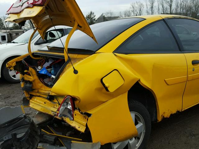 1G1JF12F937218582 - 2003 CHEVROLET CAVALIER L YELLOW photo 9