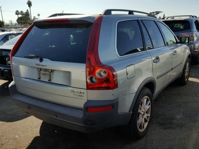 YV1CZ91H231017614 - 2003 VOLVO XC90 T6 SILVER photo 4