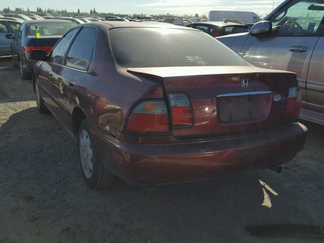 1HGCD5536VA217055 - 1997 HONDA ACCORD LX RED photo 3