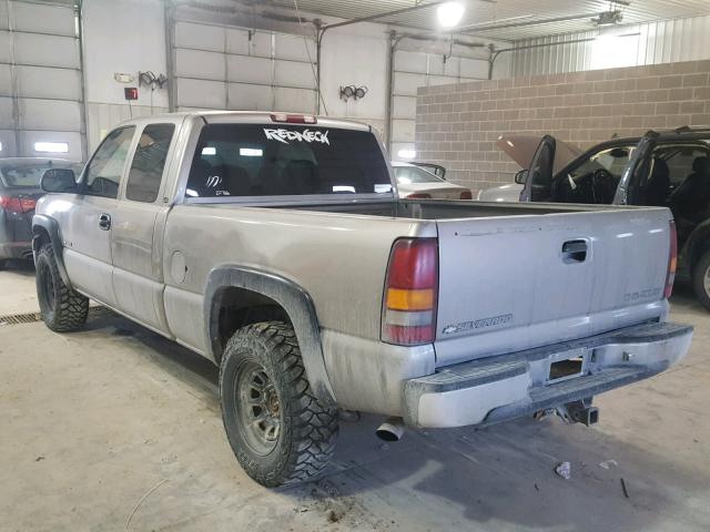 1GCEK19T5YE393222 - 2000 CHEVROLET SILVERADO TAN photo 3