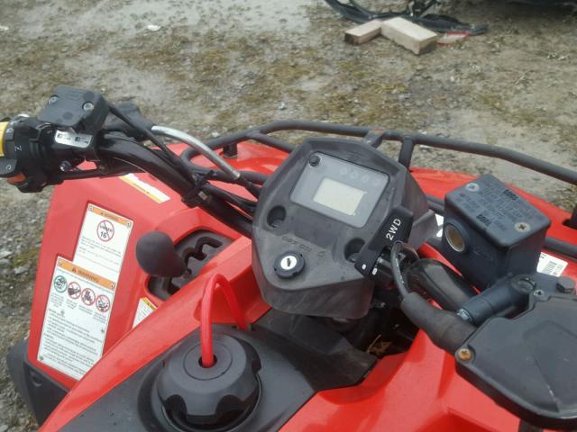 5SAAK4CK9D7100696 - 2013 SUZUKI LT-A400 F RED photo 8