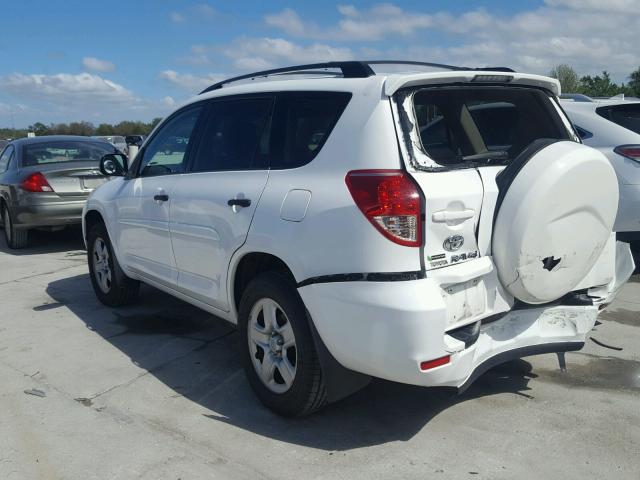 JTMZD33V985111892 - 2008 TOYOTA RAV4 WHITE photo 3