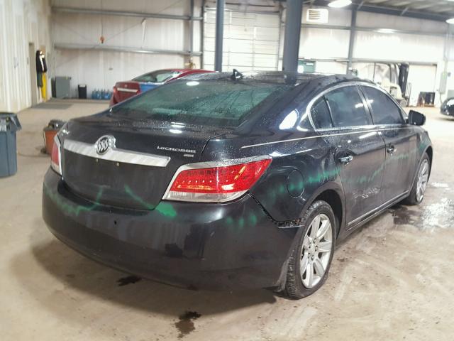 1G4GD5EG6AF137377 - 2010 BUICK LACROSSE C BLACK photo 4