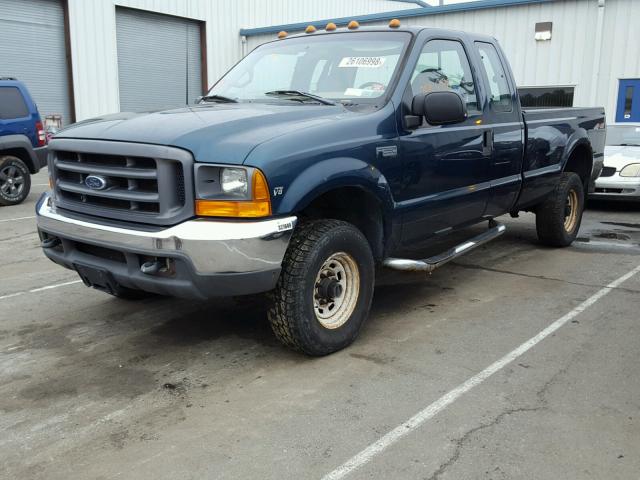 1FTNX21L2XEA06594 - 1999 FORD F250 SUPER GREEN photo 2