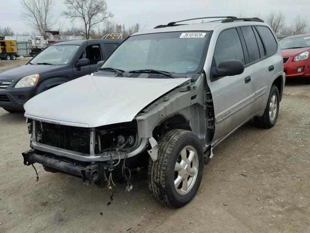 1GKDT13S942211949 - 2004 GMC ENVOY SILVER photo 2