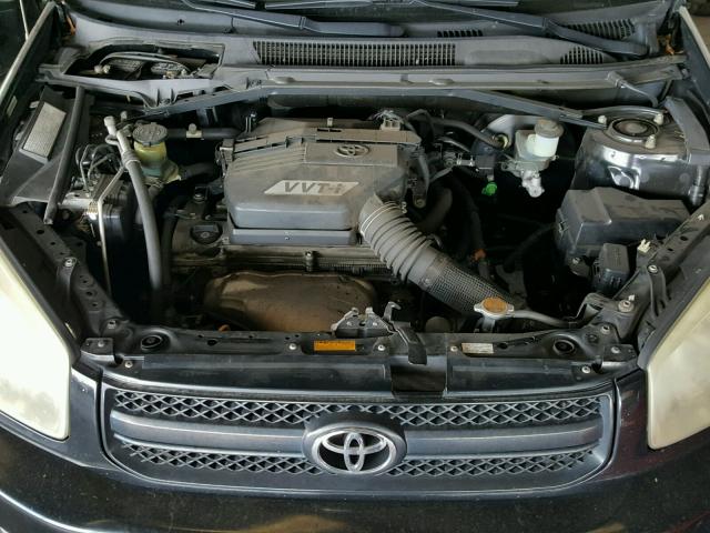 JTEGD20V840014580 - 2004 TOYOTA RAV4 BLACK photo 7