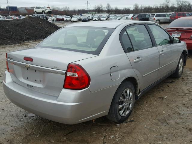 1G1ZS51FX6F279344 - 2006 CHEVROLET MALIBU LS ნაცრისფერი ფოტო 4