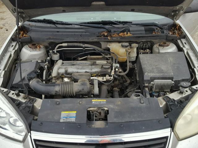 1G1ZS51FX6F279344 - 2006 CHEVROLET MALIBU LS ნაცრისფერი ფოტო 7