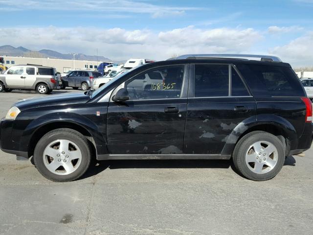 5GZCZ63426S800217 - 2006 SATURN VUE BLACK photo 9