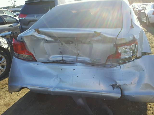 JTKJF5C7XB3006178 - 2011 TOYOTA SCION TC 银色 照片 9