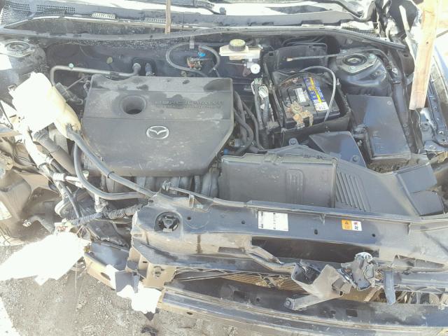 JM1BK32F181791621 - 2008 MAZDA 3 I BLACK photo 7