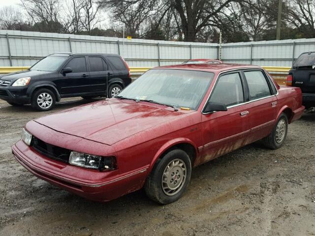 1G3AJ55M3T6401439 - 1996 OLDSMOBILE CIERA SL MAROON photo 2