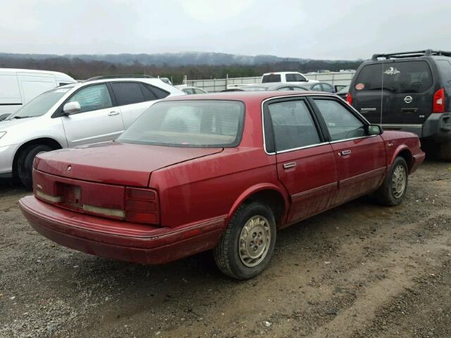 1G3AJ55M3T6401439 - 1996 OLDSMOBILE CIERA SL MAROON photo 4