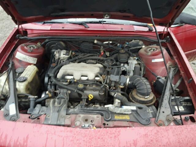 1G3AJ55M3T6401439 - 1996 OLDSMOBILE CIERA SL MAROON photo 7