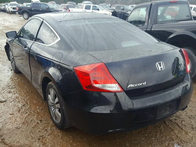 1HGCS1B32BA016977 - 2011 HONDA ACCORD LX- BLACK photo 3