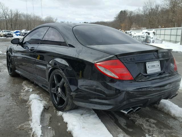 WDDEJ77X29A019984 - 2009 MERCEDES-BENZ CL 63 AMG BLACK photo 3