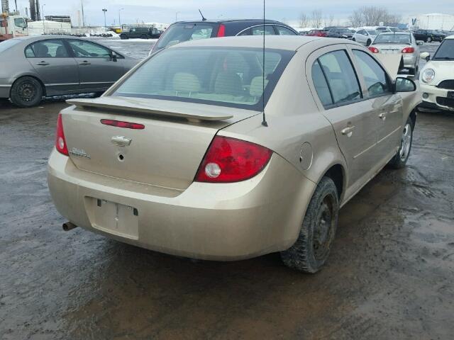 1G1AJ55FX77233177 - 2007 CHEVROLET COBALT LS BEIGE photo 4