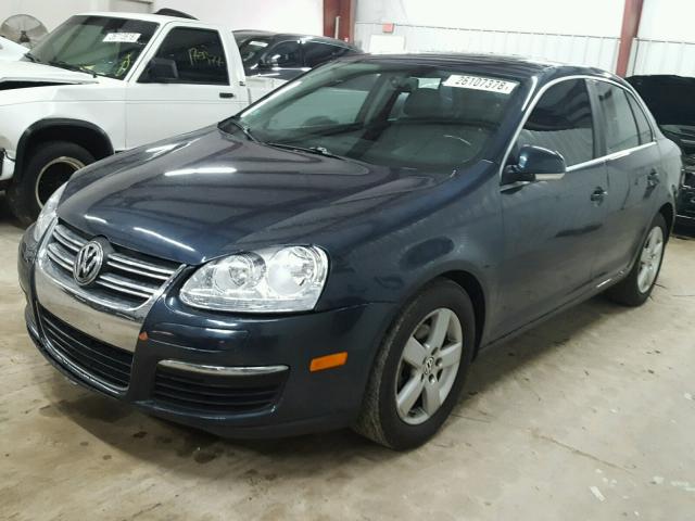 3VWRM71K58M096024 - 2008 VOLKSWAGEN JETTA SE BLUE photo 2