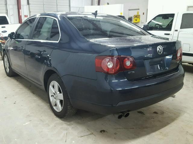 3VWRM71K58M096024 - 2008 VOLKSWAGEN JETTA SE BLUE photo 3