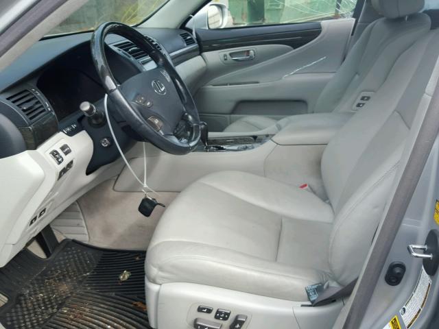 JTHGL46FX75018588 - 2007 LEXUS LS 460L SILVER photo 5