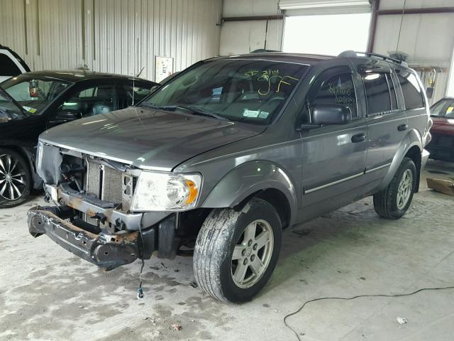 1D8HB48248F109839 - 2008 DODGE DURANGO SL GRAY photo 2