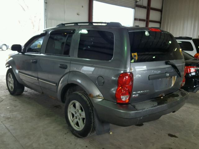 1D8HB48248F109839 - 2008 DODGE DURANGO SL GRAY photo 3