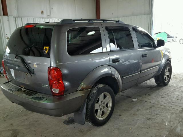 1D8HB48248F109839 - 2008 DODGE DURANGO SL GRAY photo 4