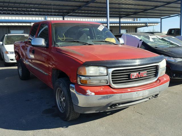 1GTEK19T0XE534289 - 1999 GMC NEW SIERRA RED photo 1