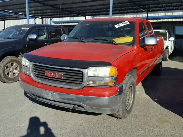 1GTEK19T0XE534289 - 1999 GMC NEW SIERRA RED photo 2