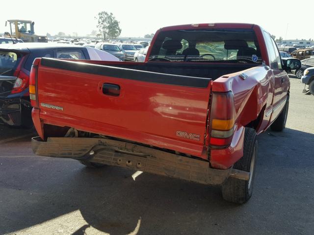 1GTEK19T0XE534289 - 1999 GMC NEW SIERRA RED photo 4