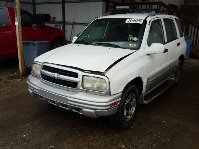 2CNBJ634X16911061 - 2001 CHEVROLET TRACKER LT WHITE photo 2