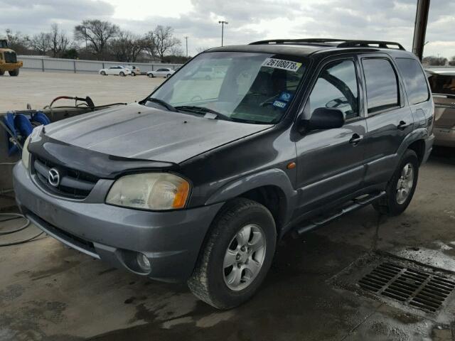 4F2YU09172KM64364 - 2002 MAZDA TRIBUTE LX CHARCOAL photo 2