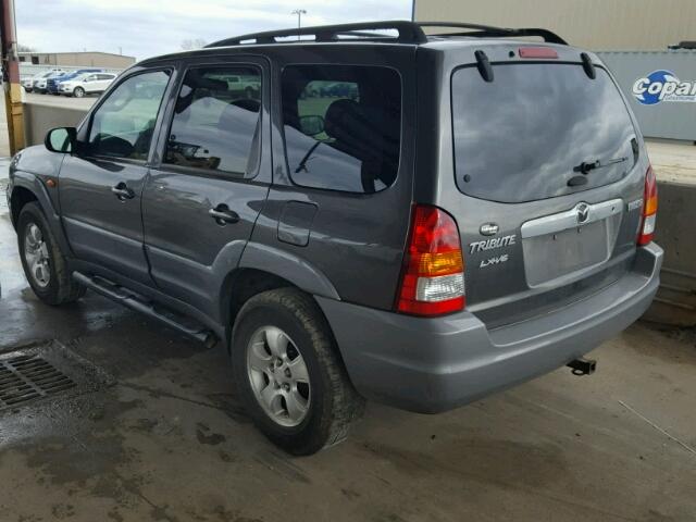 4F2YU09172KM64364 - 2002 MAZDA TRIBUTE LX CHARCOAL photo 3