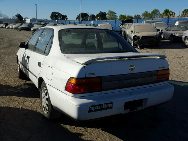 1NXAE09BXSZ325496 - 1995 TOYOTA COROLLA LE WHITE photo 3