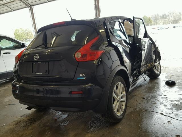 JN8AF5MR6DT225797 - 2013 NISSAN JUKE S BLACK photo 4