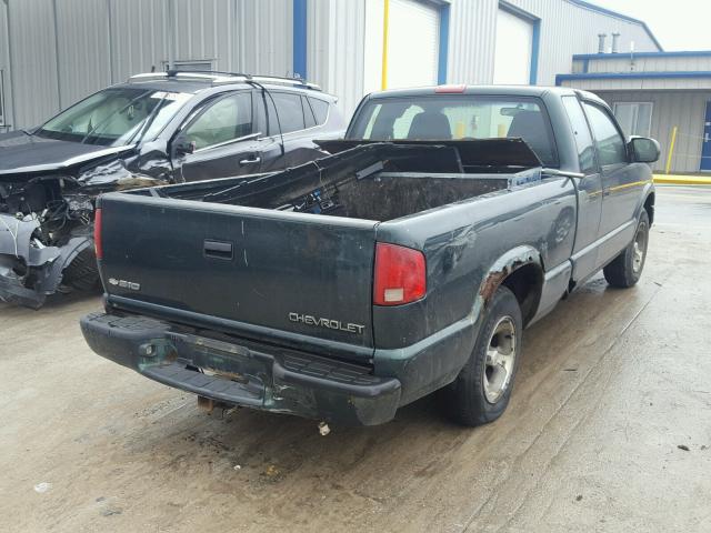 1GCCS19H638279417 - 2003 CHEVROLET S TRUCK S1 GREEN photo 4