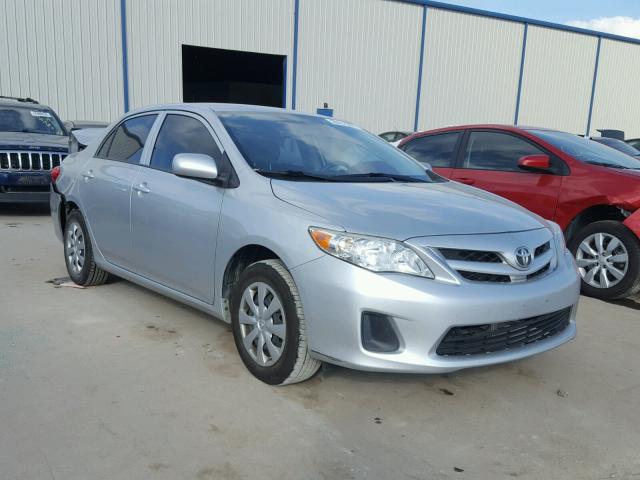 JTDBU4EE4DJ114396 - 2013 TOYOTA COROLLA BA SILVER photo 1