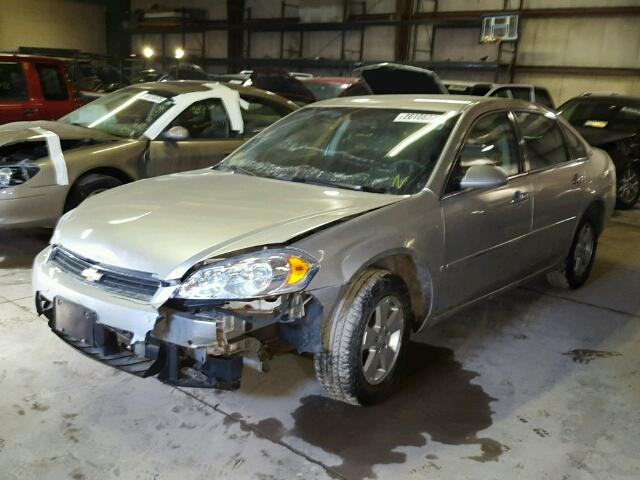 2G1WT55K969412806 - 2006 CHEVROLET IMPALA LT GRAY photo 2