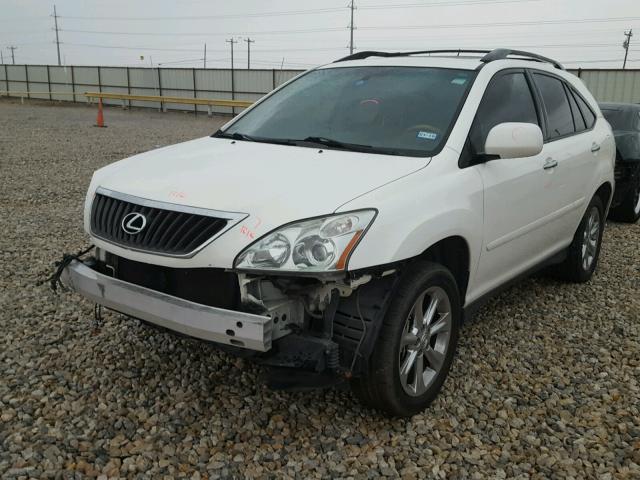 2T2GK31U39C057559 - 2009 LEXUS RX 350 WHITE photo 2