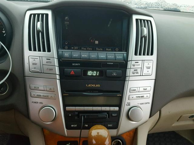 2T2GK31U39C057559 - 2009 LEXUS RX 350 WHITE photo 9