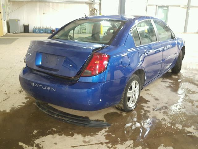 1G8AJ55F26Z123261 - 2006 SATURN ION LEVEL BLUE photo 4